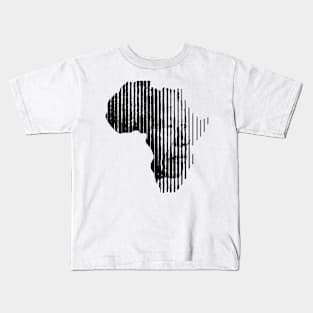 Sculpture in Shape of Africa Kids T-Shirt